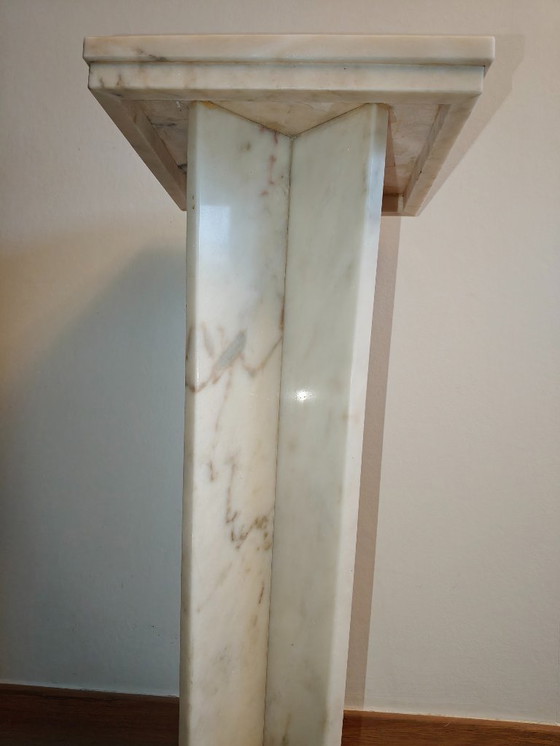 Image 1 of Marble column / pedestal - Art Deco - ca. 1930-1950