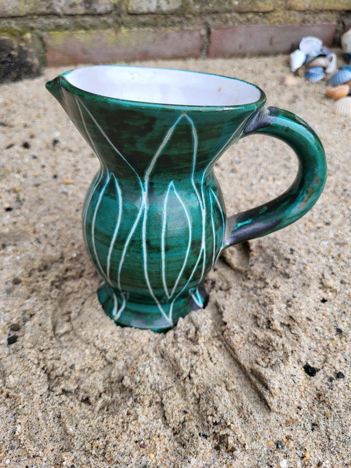 Pichet vert vintage de Robert Picault