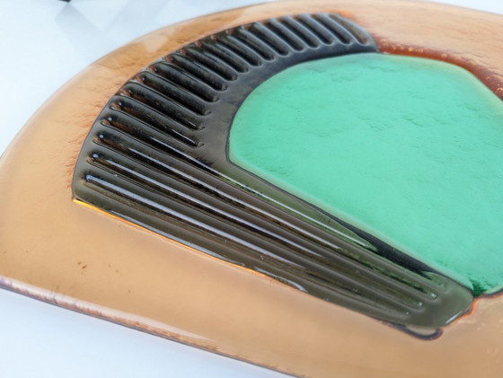 Image 1 of Paire d'appliques murales en verre de Murano Vetri, Italie, années 1980