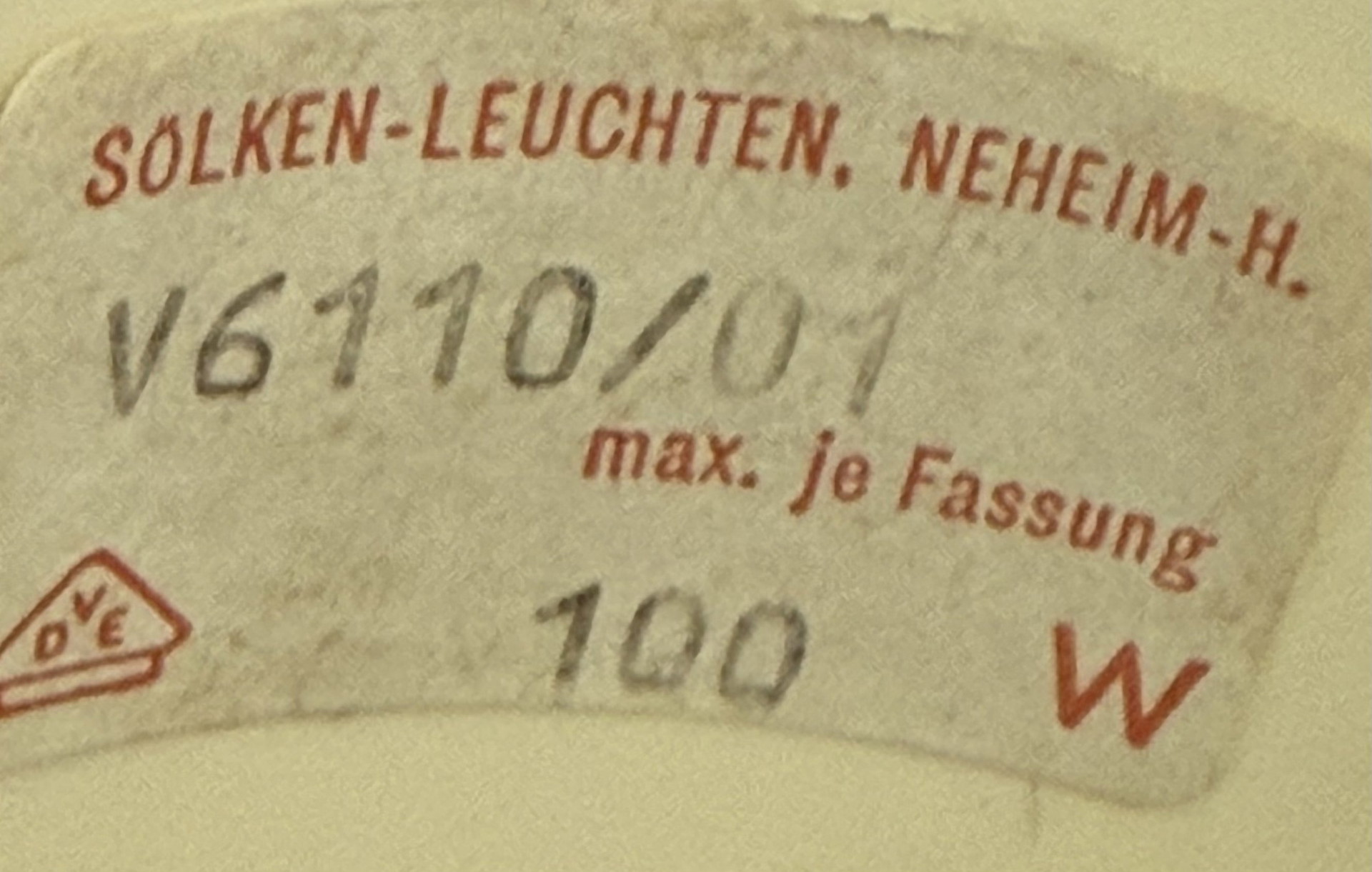Lampe vintage Sölken Leuchten – Allemagne, années 1970 | €95 | Whoppah