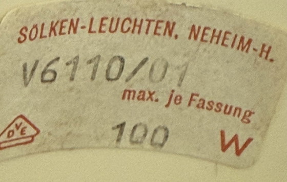 Image 1 of Lampe vintage Sölken Leuchten – Allemagne, années 1970