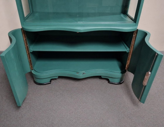 Image 1 of Art Deco vitrinekast, jaren 1950
