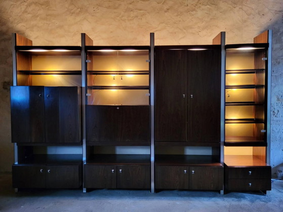 Library / living room. Late 1970s Roche Bobois. – Bookcases, Wood (photo 19 of 20)