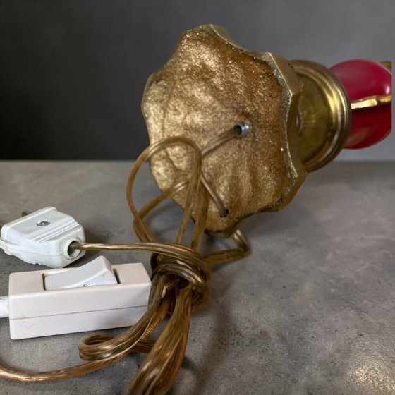 Image 1 of Lampe de table ornementale romantique portugaise de style Régence, années 1950