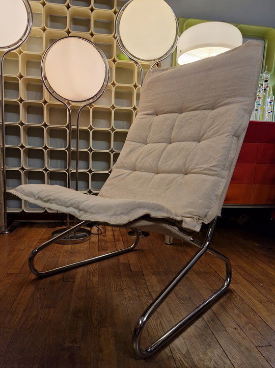 Image 1 of RARE 🪑 Fauteuil Loung 📎 IKEA 1973 "Gemet" Jan Dranger & Johan Huldt