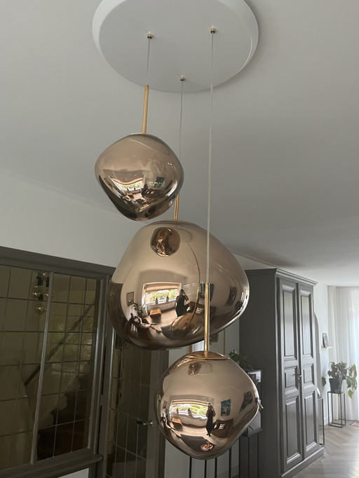 Tom Dixon Melt Gold pendant lights