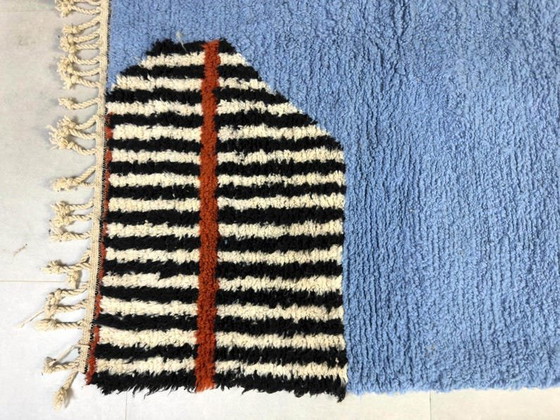 Magnifico tappeto tradizionale blu cielo 200/300cm – Tappeti, Wool (photo 2 of 8)