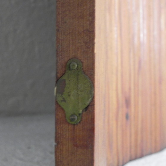 Image 1 of Separador de ambientes S.N.S.A. con listones de pino estilo Baumann, década de 1950.