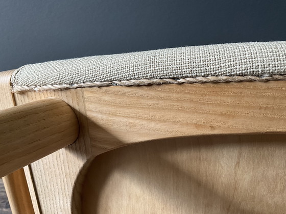 Image 1 of PP120 Stool Hans J. Wegner 1954 Original Fabric MCM