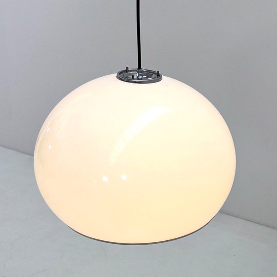 Witte Bud hanglamp van Studio 6G voor Guzzini, jaren 70. – Hanglampen, Metal, Plastic (photo 3 of 7)