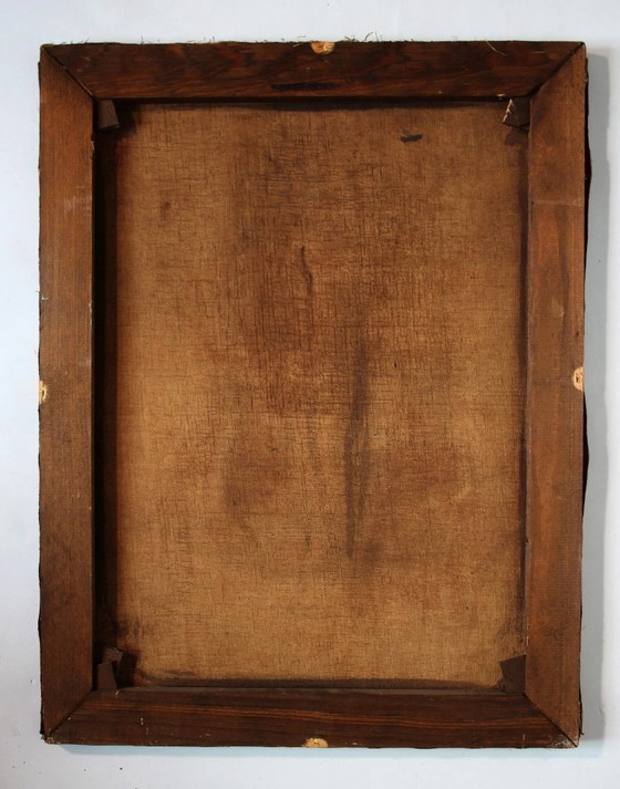 Image 1 of Porträt eines eleganten Herrn – Ölgemälde aus dem 19. Jahrhundert