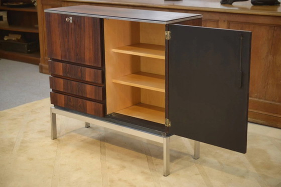 Buffet bar de palisandro, diseño de los años 70 – Armarios de almacenamiento, Madera, Vintage (photo 11 of 13)