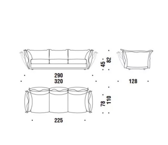 Image 1 of Moroso x Diesel Cloudscape Sofa