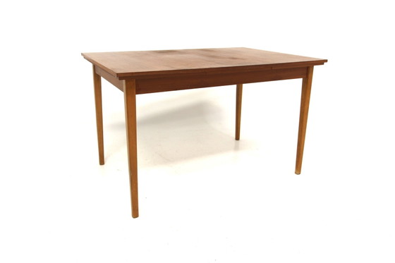Teak Dining Table, Sweden, 1960, Scandinavian (photo 3 of 7)