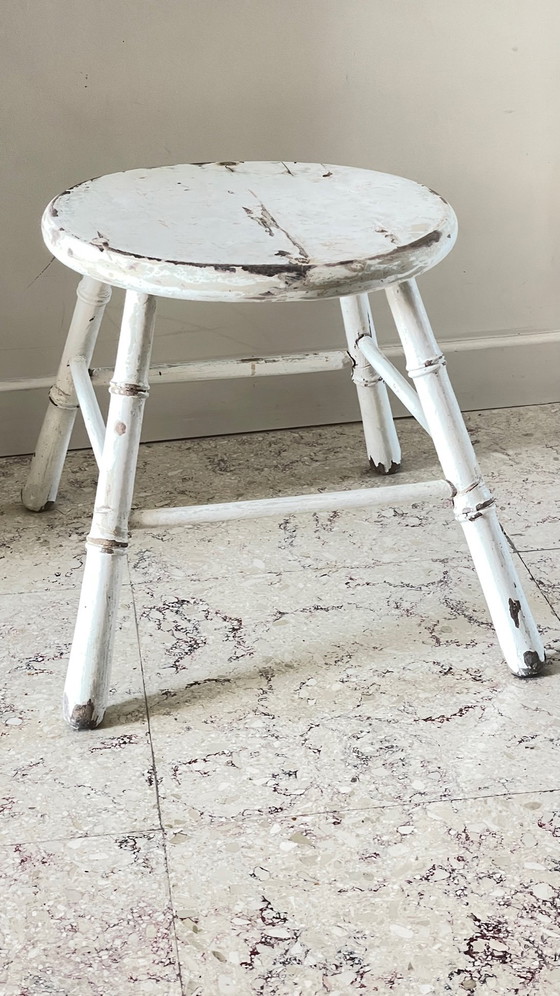 Image 1 of Antiek Bamboe Krukje