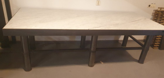 XL Size - Unique Design Table - Custom Made - Marble & Metal – Dining tables (photo 2 of 10)