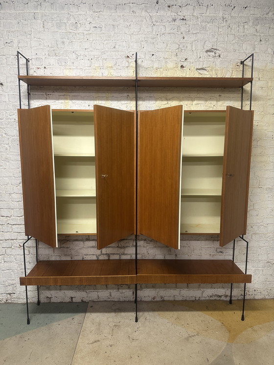 Image 1 of Vintage Omnia wandmeubel uit 1960