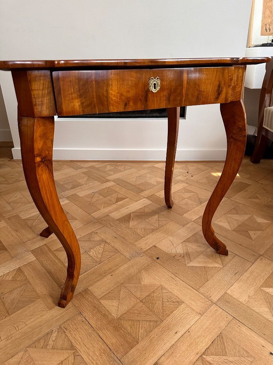 Biedermeier Table – Wood, Brass (photo 11 of 16)