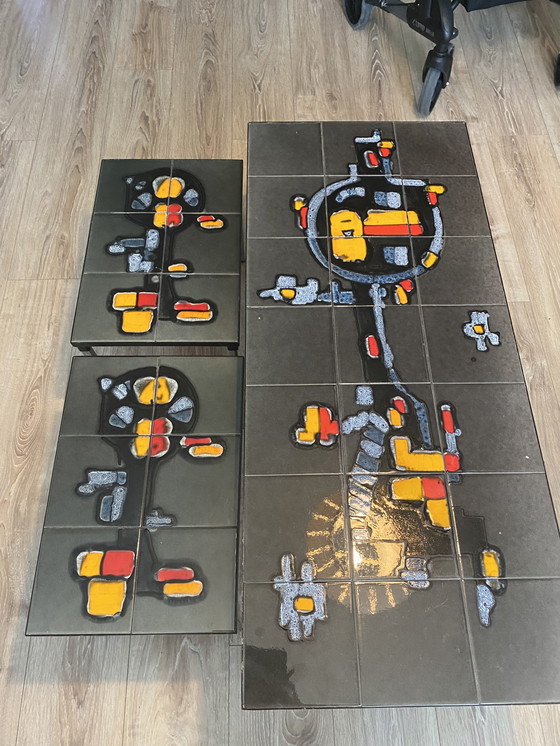 Image 1 of Tavolino da caffè Adri Belarti incl. 2 tavolini laterali