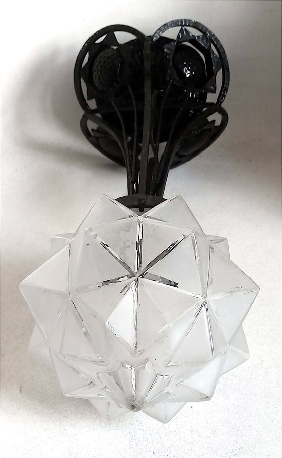 Image 1 of Art Deco pendant light, 45 cm high