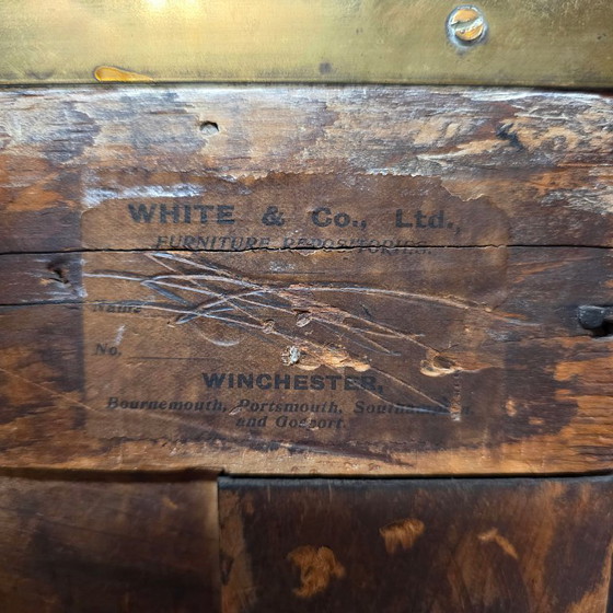 Image 1 of Antiek Engels mahonie Campaign ladekast, circa 1820/30