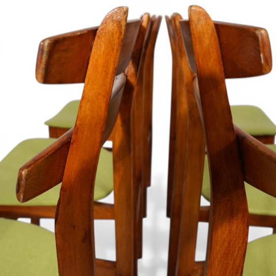 Image 1 of Ensemble de 6 chaises de salle à manger par Amma Torino, 1960