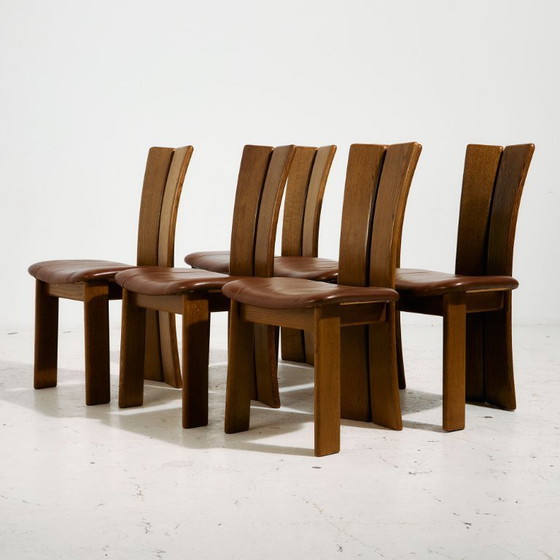 Image 1 of MK11204 CJ Juego de comedor de roble Rosengaarden, Set de 7