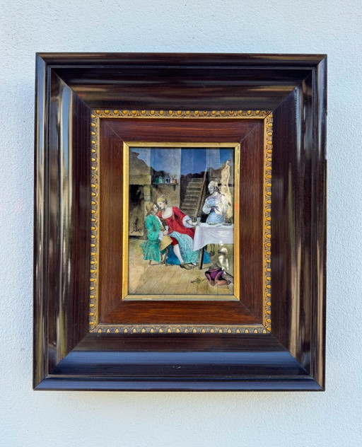 Tableau émail d’Art Limoges R.Sarlandie