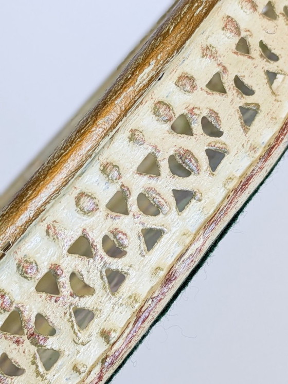 Vassoio ovale in metallo con decorazione decoupage di viole del pensiero viola e gialle – Oggetti decorativi (photo 14 of 14)