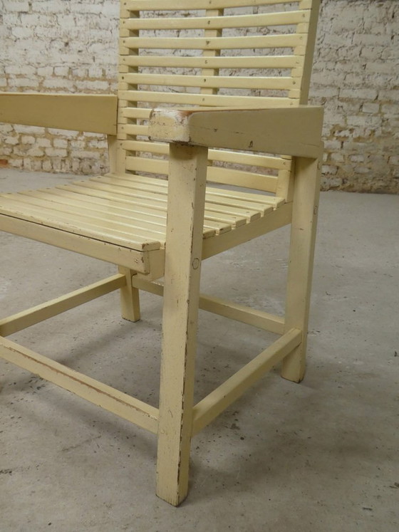 Wooden Slat Armchair, 1950s (photo 6 of 7)