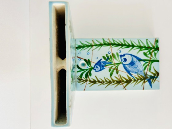 Vintage Hygra (France Ca. 1960) Keramiek Radiator Luchtbevochtiger – Wanddecoratie, Ceramic (photo 5 of 7)