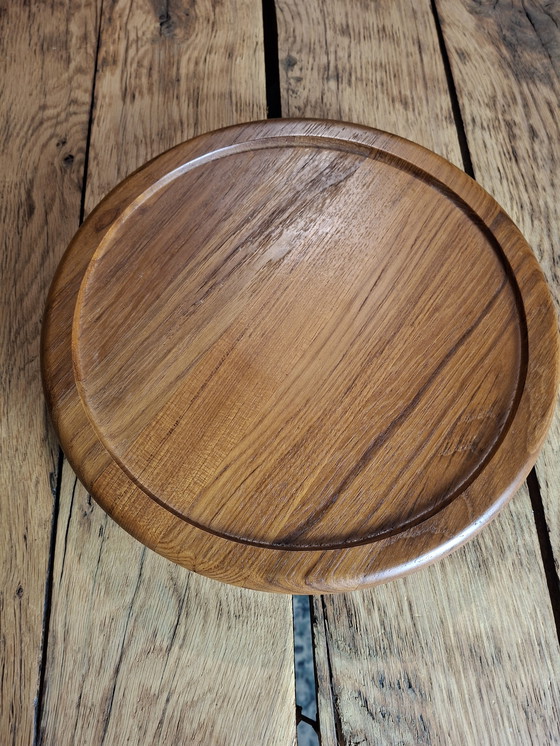 Image 1 of Digsmed Denmark vintage teak turntable with smoked glass