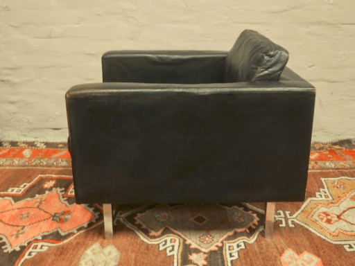 Early COR Leather Lounge Chair, 1950s