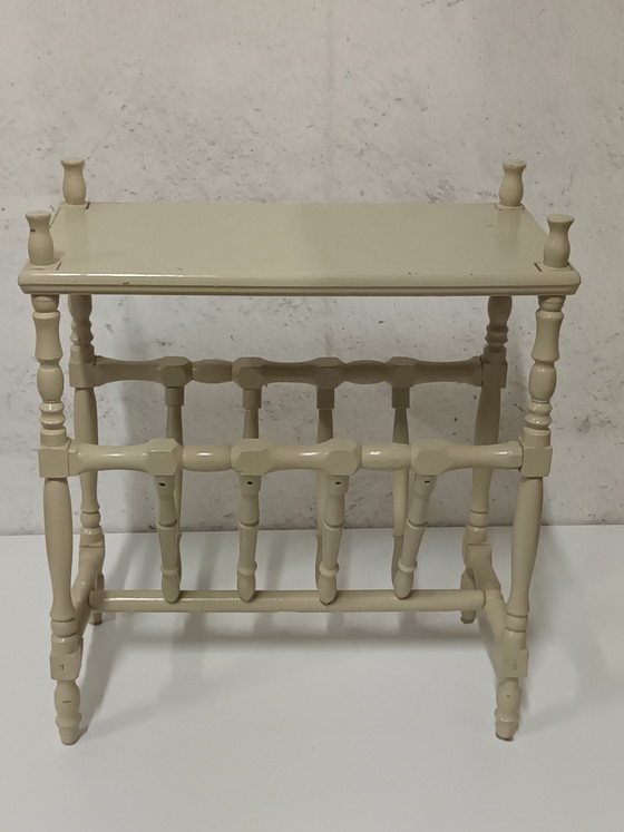 Vintage Wooden Side Table (photo 3 of 7)