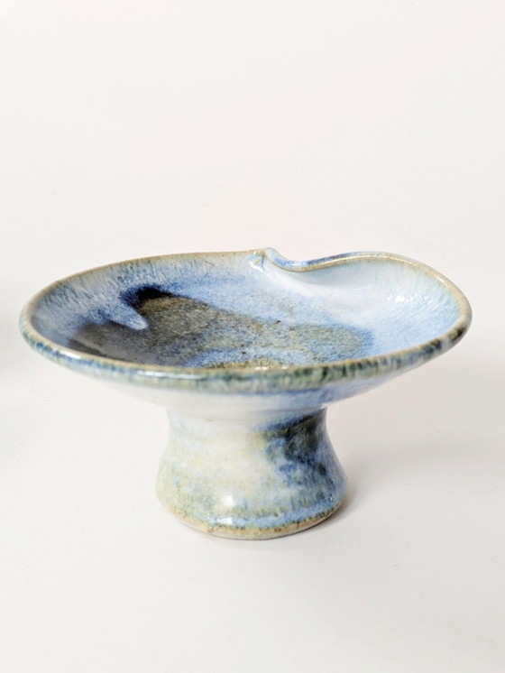 Image 1 of Een paar handgemaakte kandelaars van Duits studiokeramiek uit het midden van de 20e eeuw, Till Sudeck, jaren 60.