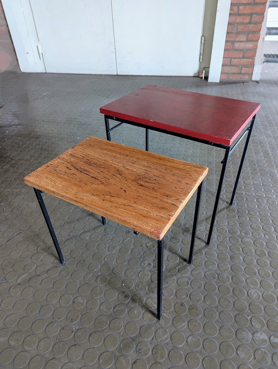Image 1 of Vintage Set Mimi Sidetables Pastoe - Cees Braakman