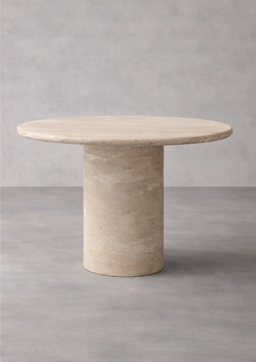 Esstische aus Travertin, runde und personalisierte Esstische