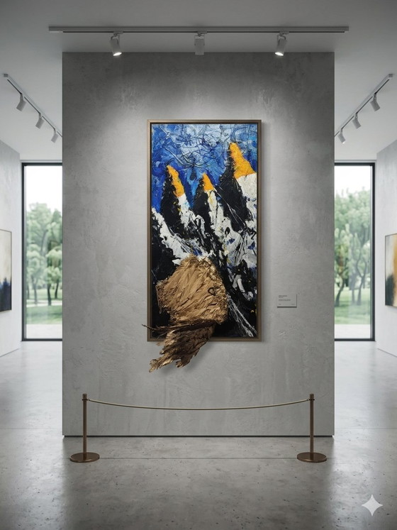 Image 1 of Œuvre d'art : Peinture et sculpture d'Icare par Th. G. Kellnberger