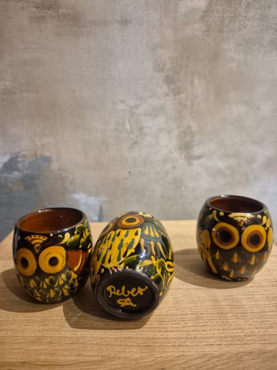 Image 1 of Reber - Drinking Service - Ceramics - "Owl" Service