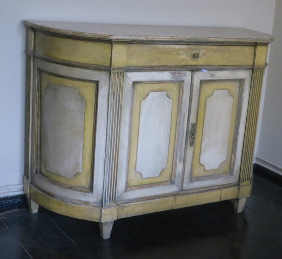Gustaviaans beschilderd buffet/dressoir, Zweden 1780 – Wood (photo 20 of 21)