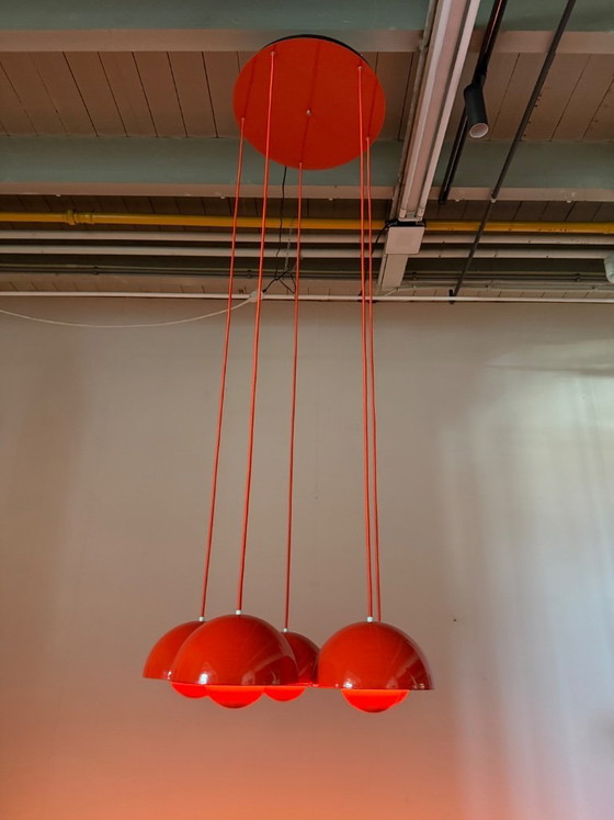 Verner Panton Flowerpot Chandelier – Louis Poulsen, Metal (photo 7 of 8)