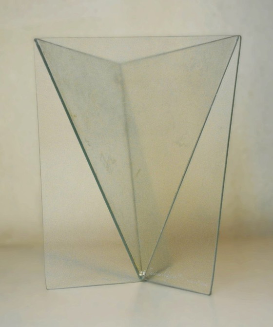 "Delta-Vase", Mart van Schijndel, 1981, Plexiglas, Olanda – Vasi (photo 2 of 9)