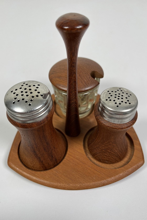 Image 1 of Svenskt pepper/salt/mustard set