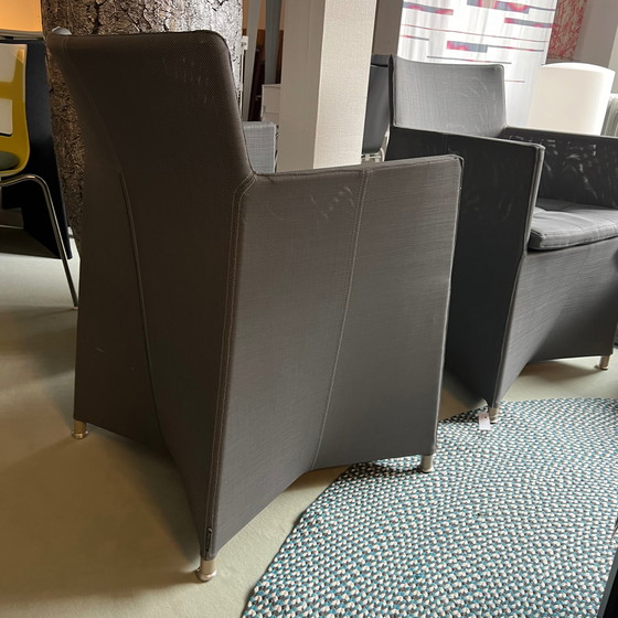 Image 1 of Cane-line diamond dining armchairs and garden bench