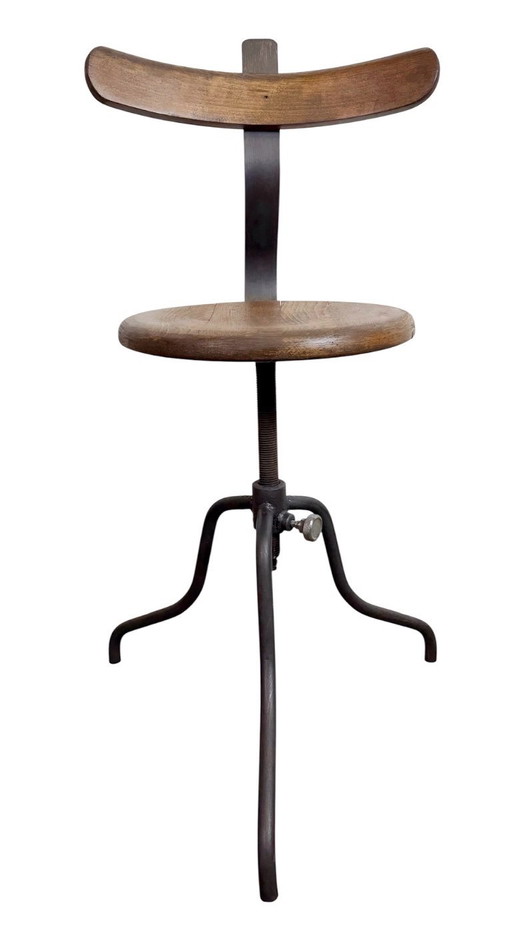 Industrieller Fabrikdrehstuhl, 1950er Jahre