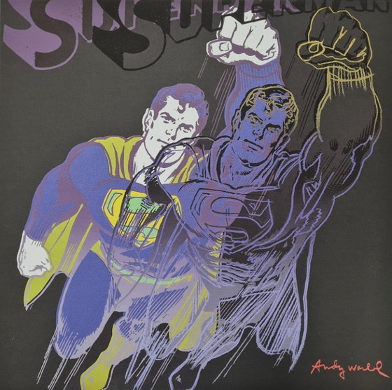 Image 1 of After Andy Warhol, Superman, 1980s, Lithograph