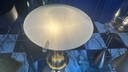 Vintage tafellamp 90s postmodern goud 80s Memphis Art Deco