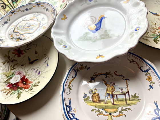 Image 1 of 7 ancient plates Set assorties 