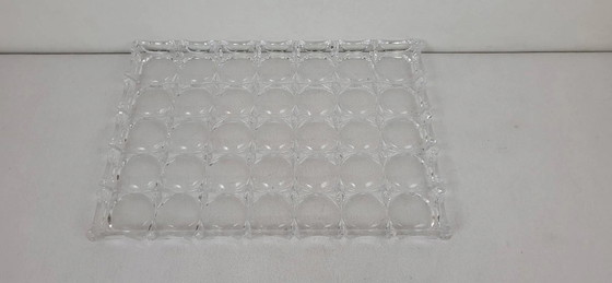 Imitation crystal tray 1970's – Table accessories, Plastic, Vintage (photo 5 of 5)