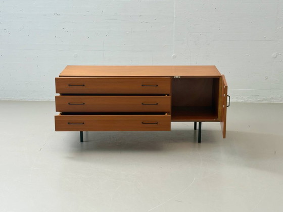 Image 1 of Scandinavian mid-century teak lowboard with drawers
